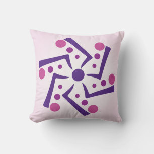 Wheel, People, Flower, You Decide but it's Cool Cushion