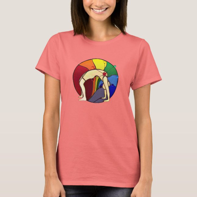 Wheel Pose T Shirt (Front)