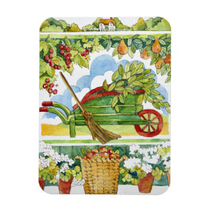 Wheelbarrow - garden surround 2012 magnet