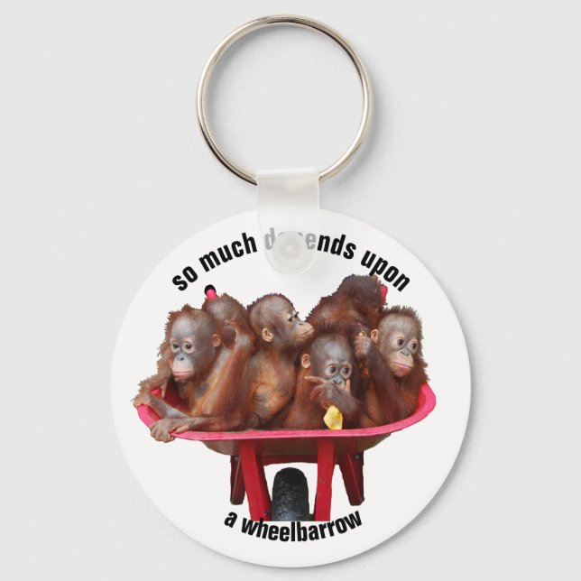 Wheelbarrow Key Ring (Front)