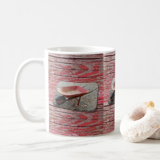 Wheelbarrow Mug (With Donut)