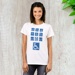 Wheelchair Accessibility Signs T-Shirt