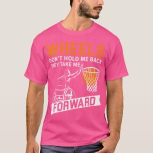 Wheelchair Basketball Player Disabled Disability H T-Shirt