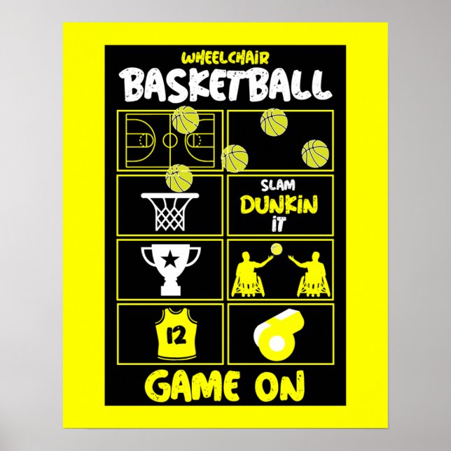 Wheelchair Basketball Players     Poster (Front)
