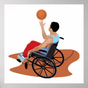 wheelchair basketball poster