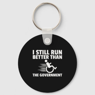 Wheelchair Disability Gift Funny Handicap Key Ring