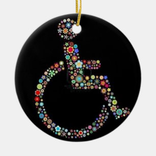 wheelchair_funky_zazzle.jpeg ceramic tree decoration