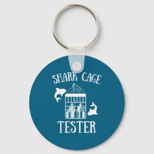 Wheelchair Handicap Humor Handicapped Shark Cage T Key Ring