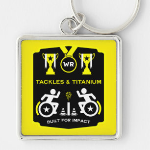 Wheelchair Murderball Sportswear Key Ring