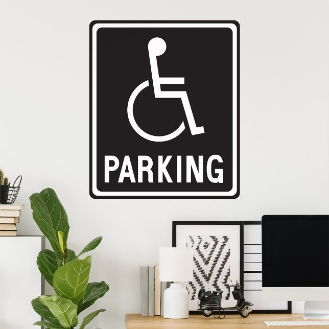 Wheelchair Parking Symbol Poster (Creator Uploaded)