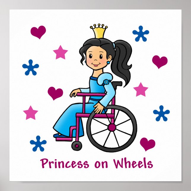 Wheelchair Princess Poster (Front)