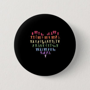 Wheelchair, Quadriplegic, Paraplegic, Disability, 6 Cm Round Badge