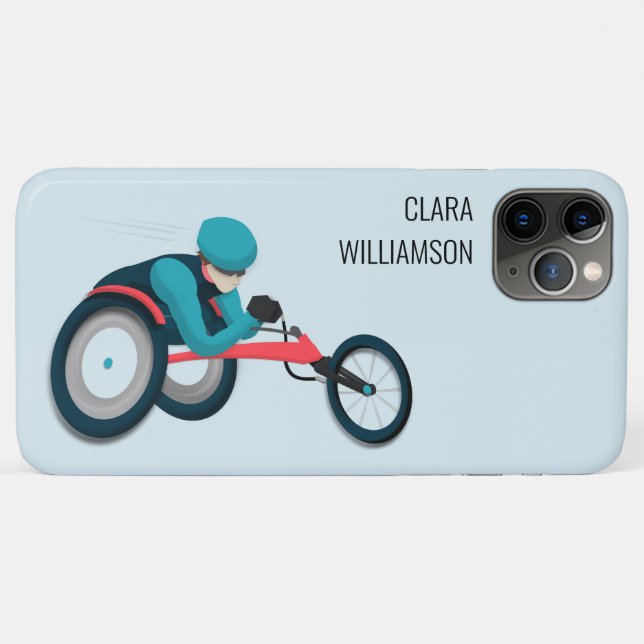 Wheelchair Racing Case-Mate iPhone Case (Back (Horizontal))