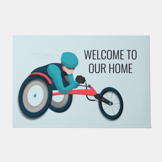 Wheelchair Racing Doormat (Front)
