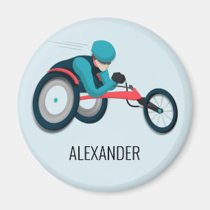 Wheelchair Racing Magnet