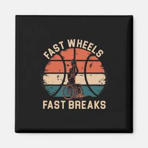 Wheelchair Sketll Player Disabled Disability Handi Magnet