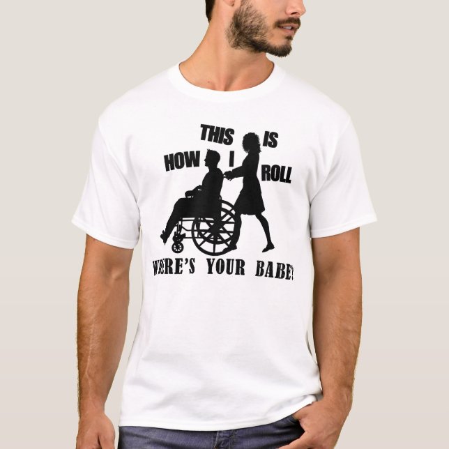 Wheelchair Stud T-Shirt (Front)