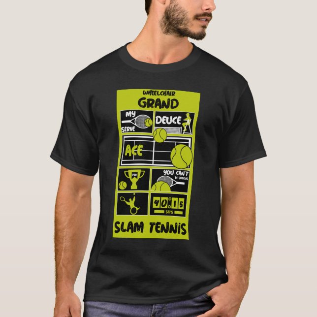 Wheelchair Tennis Players   T-Shirt (Front)
