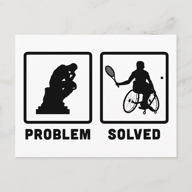 Wheelchair Tennis Postcard (Front)