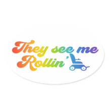 Wheelchair - they see me rollin’ retro style