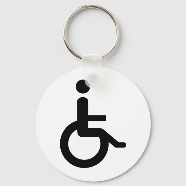 wheelchair user key ring (Front)