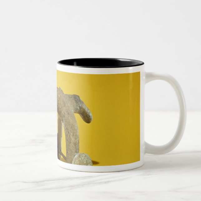 Wheeled animal toy, Vera Cruz, Mexico Two-Tone Coffee Mug (Right)