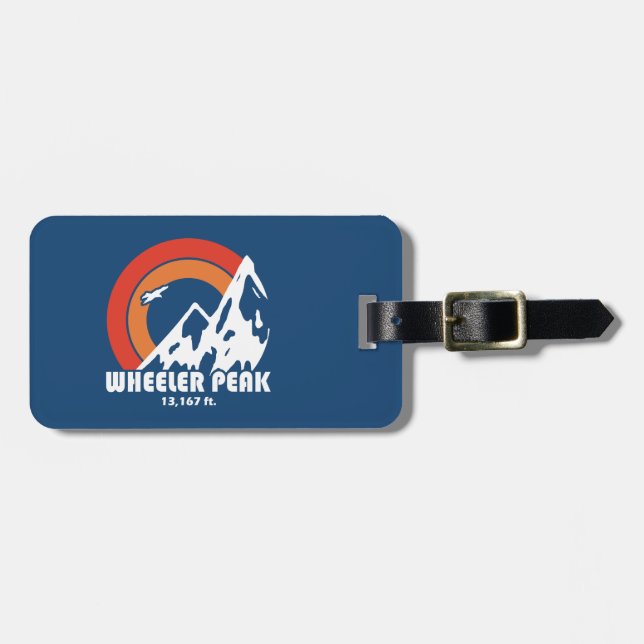 Wheeler Peak Sun Eagle Luggage Tag (Front Horizontal)