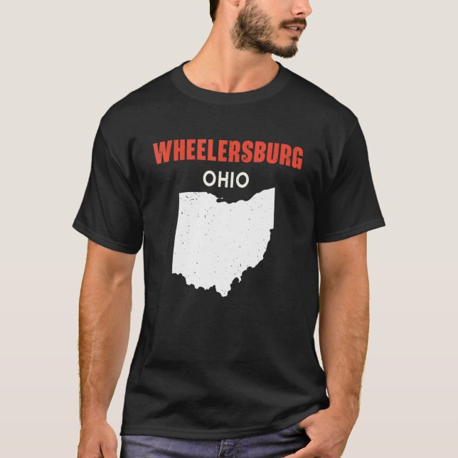 Wheelersburg Ohio USA State America Travel Ohioan T-Shirt (Front)