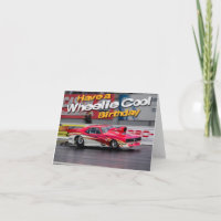 Wheelie cool birthday card
