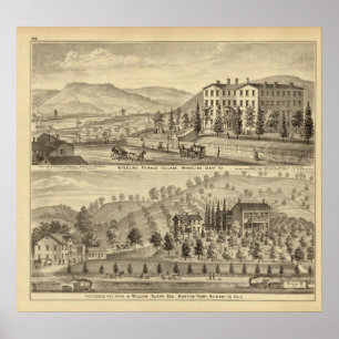 Wheeling Female College, Wheeling Poster