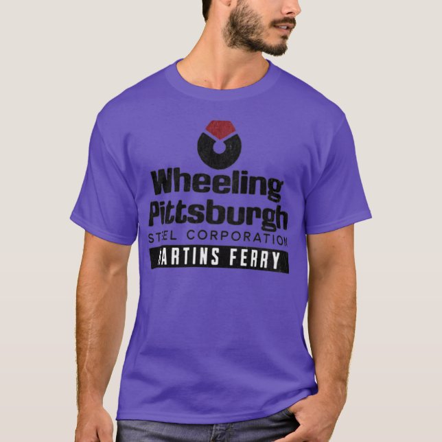Wheeling Pittsburgh Steel - Martins Ferry T-Shirt (Front)