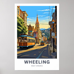 Wheeling West Virginia Travel Print