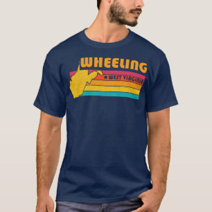 Wheeling West Virginia Vintage Distressed Souvenir T-Shirt