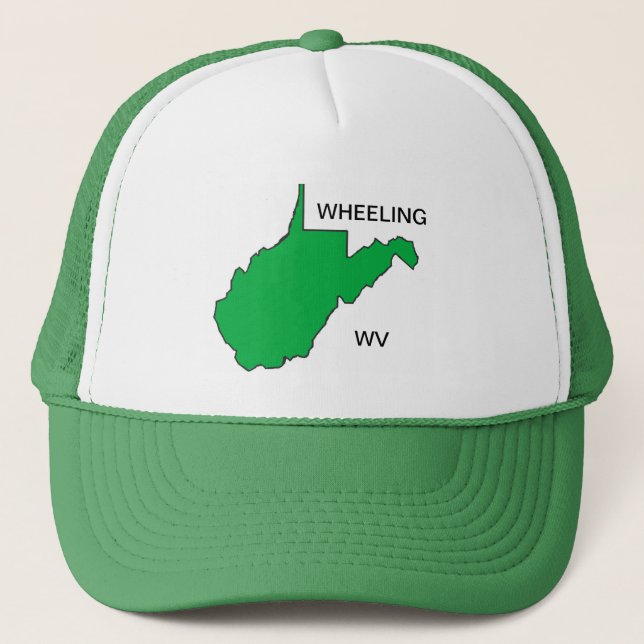 Wheeling WV Trucker Cap (Front)