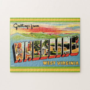 Wheeling WV Vintage 11x14 Jigsaw Puzzle