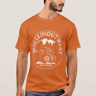 Wheelinoutwest Off Road 4X4 Rock Crawler girl T-Shirt