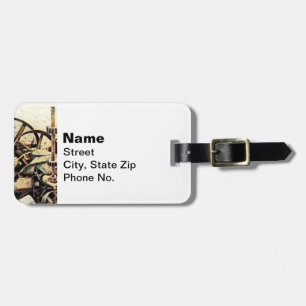 Wheels and Gears in Grist Mill Luggage Tag