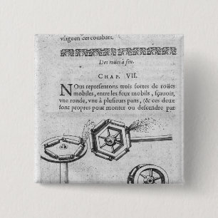 Wheels for fireworks 15 cm square badge