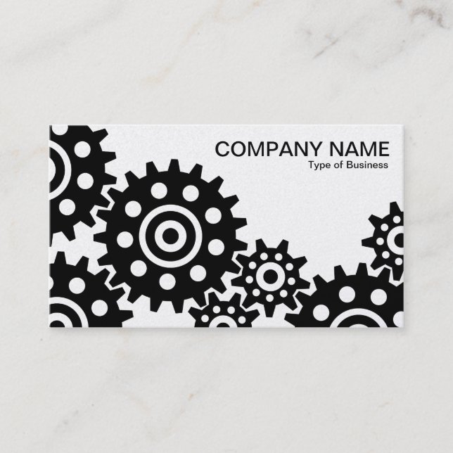 Wheels of Industry - (Gold) Business Card (Front)