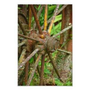 Wheels Rolled Time Photo Print