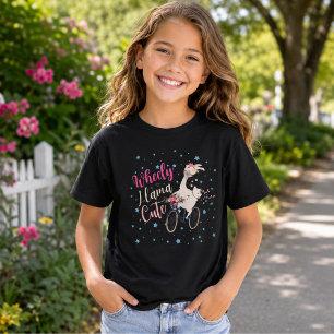 Wheely Llama Cute Personalised Graphic Tee