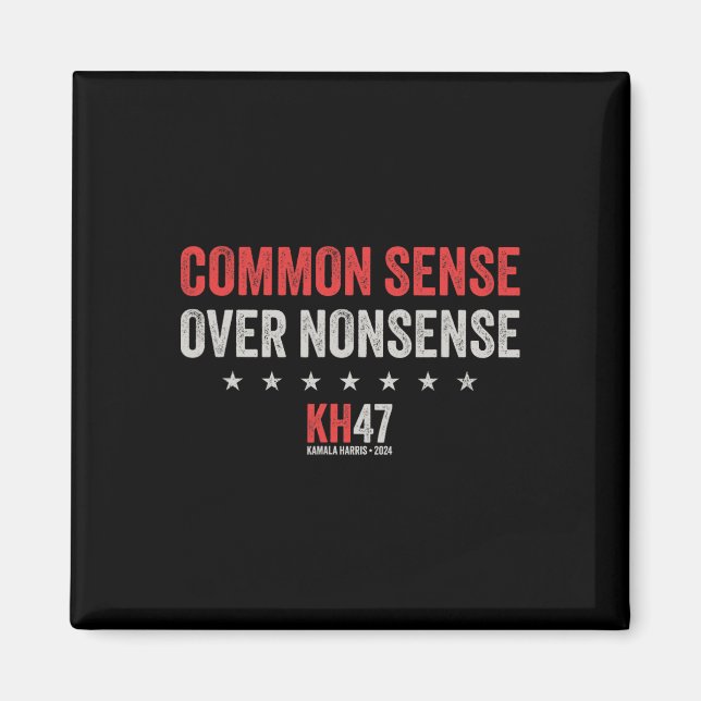 Wheimer 2024 Common Sense Over Nonsense  Magnet (Front)