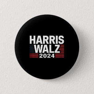 Wheimer 2024 Election Kamala Harris Tim W Waltz 1  6 Cm Round Badge
