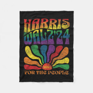 Wheimer 2024 Election President Kamala Harris Tim Fleece Blanket