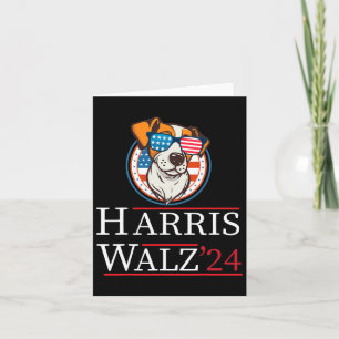 Wheimer 2024 Funny Dog Election Kamala Harris Tim Card