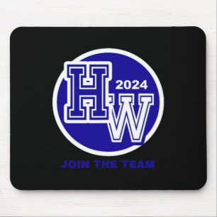 Wheimer 2024 Join The Team - Save Our Democracy- F Mouse Mat