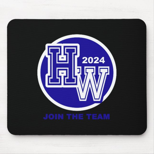 Wheimer 2024 Join The Team - Save Our Democracy- F Mouse Mat (Front)