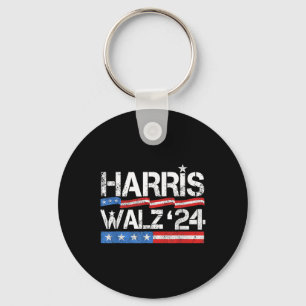 Wheimer 2024 Retro Election Kamala Harris Tim W Wa Key Ring