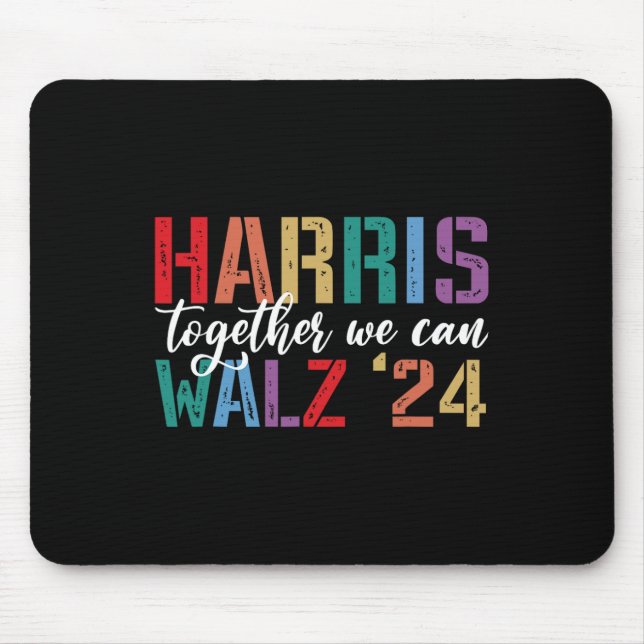 Wheimer 2024 Together We Can Retro Patriotic Men W Mouse Mat (Front)