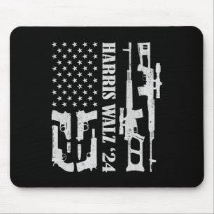 Wheimer 24 American Flag Guns Owner Madam Presiden Mouse Mat